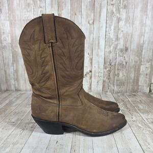 Durango Womens Brown Leather Western Cowboy Boots Pointed Toe RD4112 Size 9 M